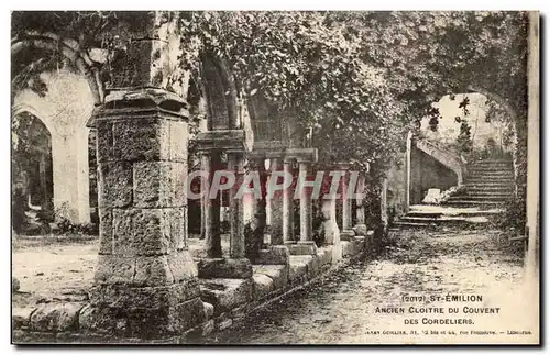 Saint Emilion Cartes postales Ancien cloitre du couvent des cordeliers