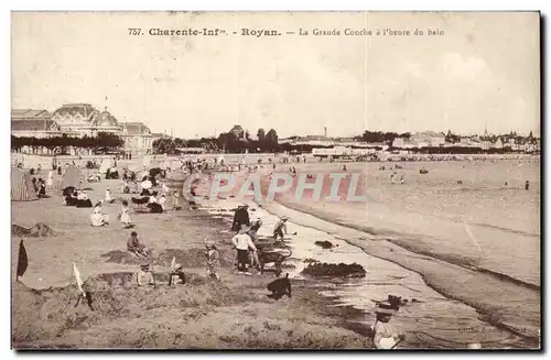 Royan Ansichtskarte AK La grande conche a l&#39heure du bain