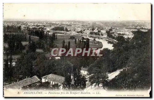 Angouleme Cartes postales Panorama pris du rempart Beaulieu