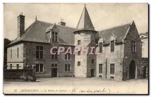 Avranches Cartes postales le palais de justice