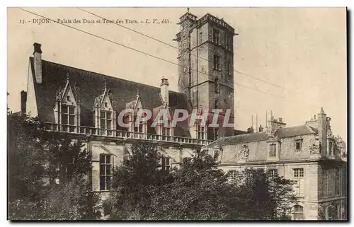 Dijon Cartes postales Palais des ducs et tour des Etats