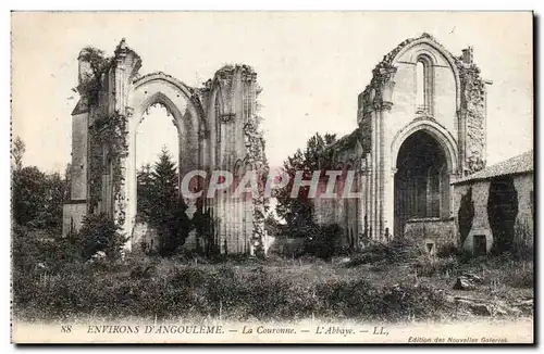 Environs d'Angouleme Cartes postales La couronne l'abbaye