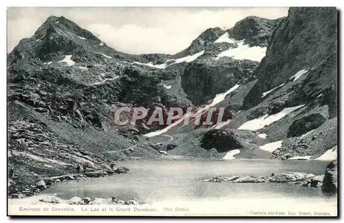 Environs de Grenoble Cartes postales Le lac et la grande Domenon