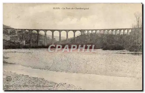 Alais Cartes postales le pont de Chamborigaud