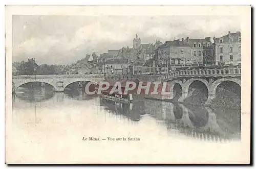 Le Mans Cartes postales Vue sur la Sarthe