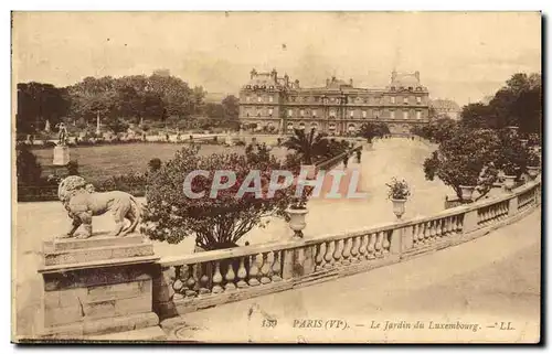 Paris Cartes postales Le jardin du Luxembourg