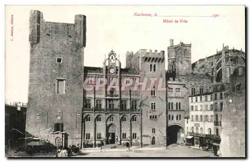 Narbonne Cartes postales Hotel de ville