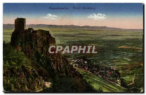 Rappolsweiler Cartes postales Ruine Glarsberg