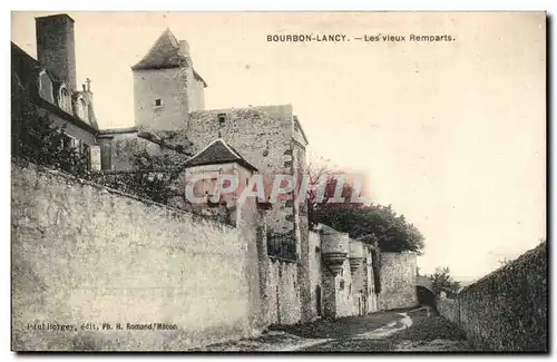 Bourbon Lancy Cartes postales les vieux remparts