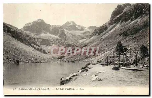 Environs de CAuterets Cartes postales Le lac d&#39Estom