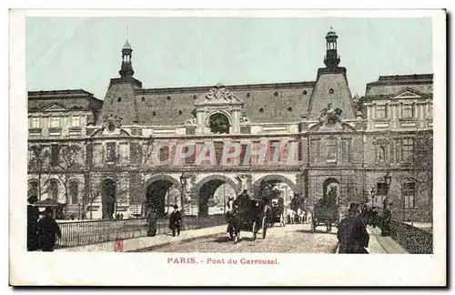 Paris Cartes postales Pont du carrousel