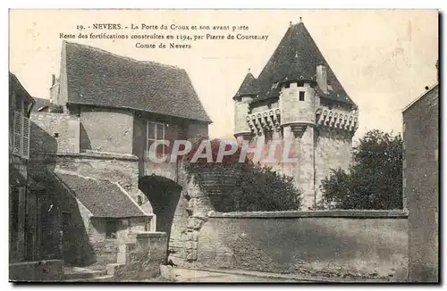 Nevers Ansichtskarte AK La porte du CRoux et son avant poste