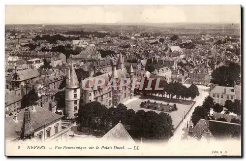 Nevers Ansichtskarte AK Vue panoramique sur la palais ducal