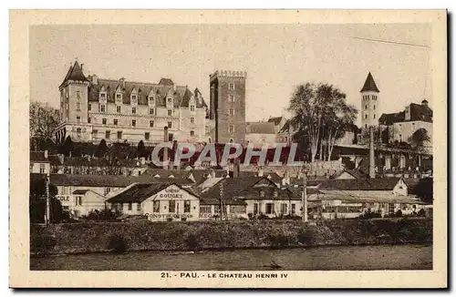 Pau Cartes postales Le chateau Henri IV