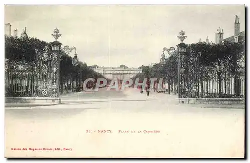 Nancy Cartes postales Place de la carriere