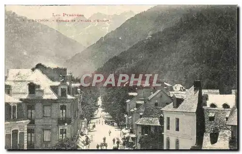Luchon Cartes postales entree de l'allee d'Etigny