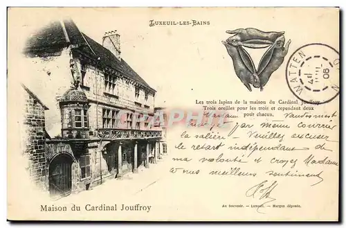 Luxeuil les Bains Cartes postales Maison du cardinal Jouffroy