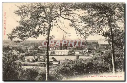 Sable Cartes postales Vue du jardin de la ville