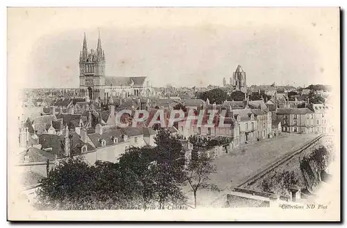 Angers Cartes postales Vue generale prise du chateau