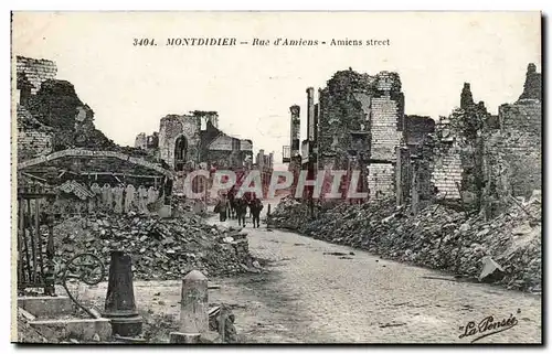 Montdidier Cartes postales Rue d&#39Amiens