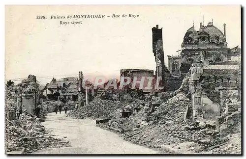 Environs de Montdidier Cartes postales Rue de Roye