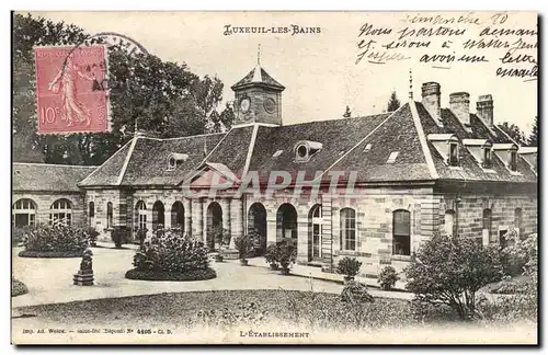 Luxeuil les Bains Cartes postales L&#39etablissement