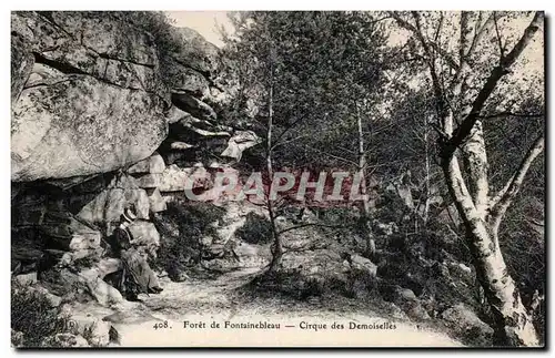 Foret de Fontainebleau Cartes postales Cirque des demoiselles