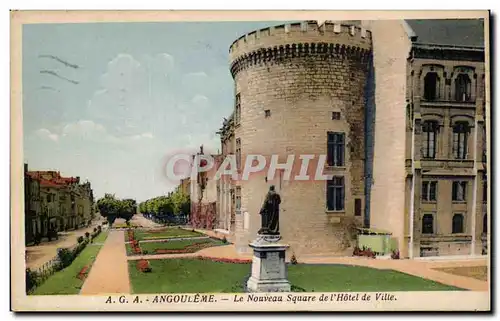 Angouleme Ansichtskarte AK Le nouveau square de l&#39hotel de ville