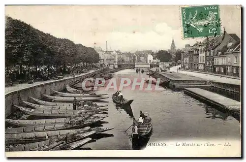 Amiens Cartes postales Le marche sur l'eau