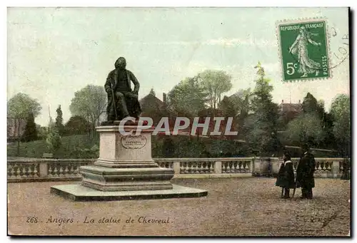 Angers Ansichtskarte AK La statue de Chevreul