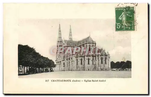 Chateauroux Ansichtskarte AK Eglise Saint Andre