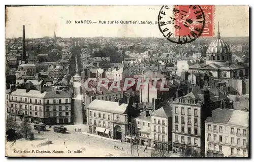 Nantes Cartes postales Vue sur le quartier Launay