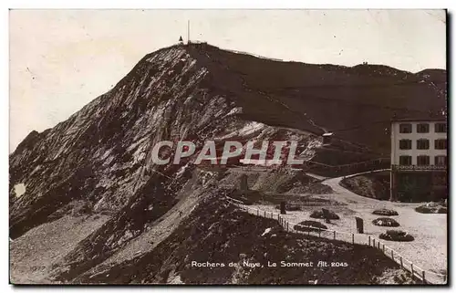 Suisse Cartes postales Rochers de Naye Le sommet