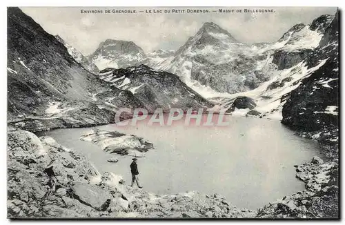 Environs de Grenoble Ansichtskarte AK Le lac du petit Domenon Massif de Belledonne