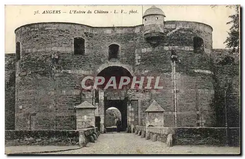 Angers Cartes postales L&#39entree du chateau