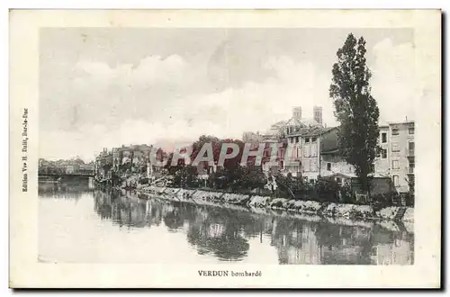 Verdun Cartes postales Bombarde