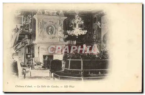 Chateau d&#39anet Cartes postales La salle des gardes