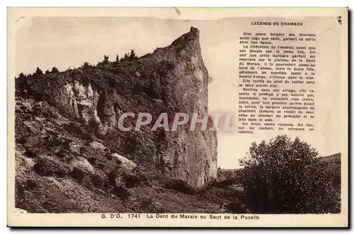 Le dent du Marais ou Saut de la Pucelle - Cartes postales