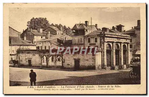 Dax - La Fontaine d&#39eau Chaude - Source de la Nebe Cartes postales