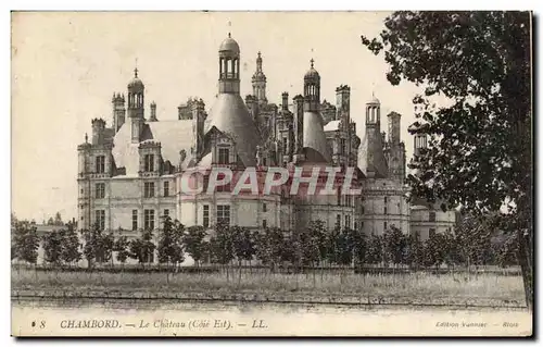 Chambord - Le Chateau - Cote Est Cartes postales