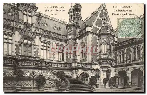 Fecamp Cartes postales Benedictine Facade du musee