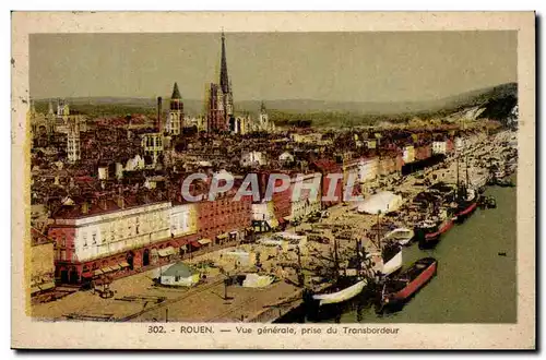 Rouen Ansichtskarte AK Vue generale prise du transbordeur