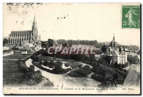 Rouen Cartes postales Eglise et monument de Jeanne d&#39arc