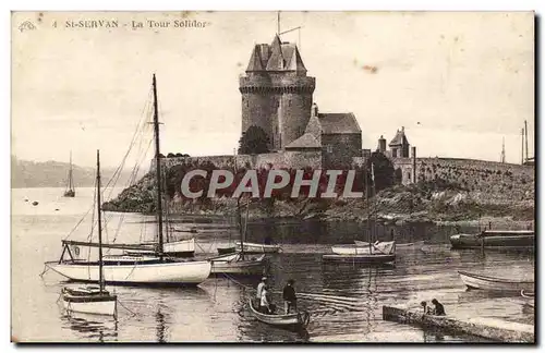 Saint SErvan Cartes postales La tour Solidor (bateaux)