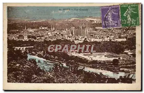 Metz Cartes postales Vue generale
