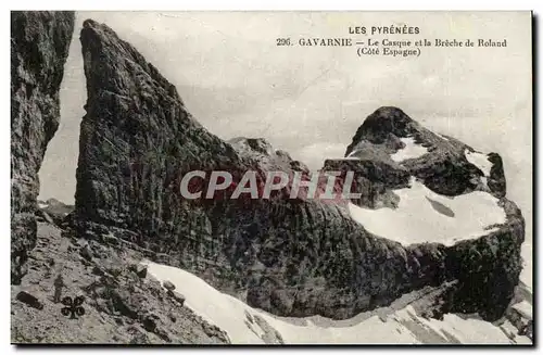 Gavarnie Ansichtskarte AK Casque et la breche de Roland (cote Espagne)