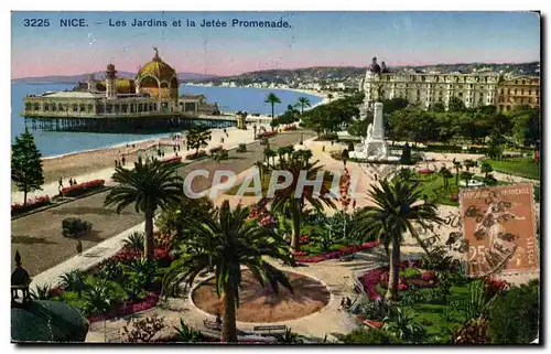 Nice Cartes postales Jardins et promenade des anglais