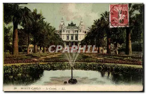 Monte CArlo Cartes postales Le casino