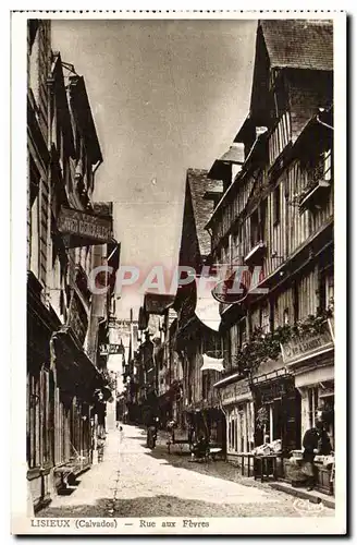 Lisieux Cartes postales Rue aux FEvres