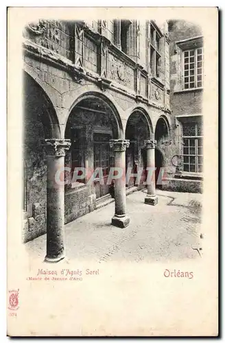 Orleans Cartes postales Maison d&#39Agnes Sorel